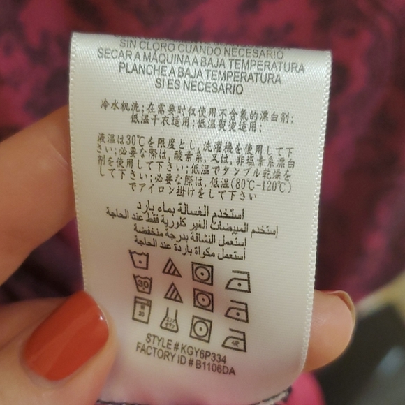 BCBGMaxAzria Medium Pink and Black Dress - Picture 5 of 5